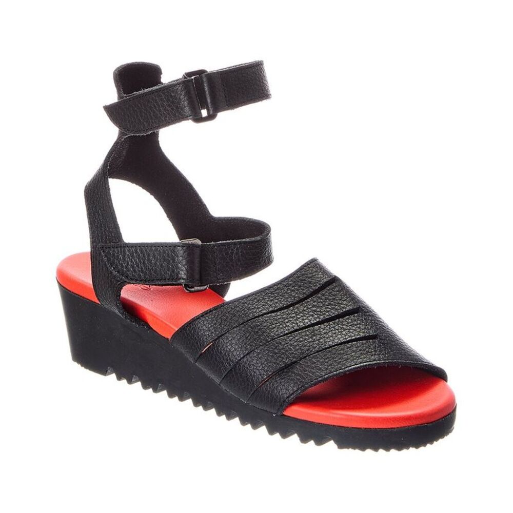 Arche Balawa Leather Sandal, Black